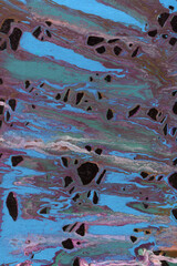 Colorful Abstract Fluid Art Background with Organic Texture and Vivid Details