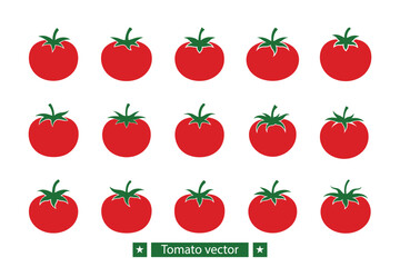 Tomato vector bundle  illustration, Tomato silhouette vector bundle 