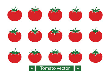 Tomato vector bundle  illustration, Tomato silhouette vector bundle 