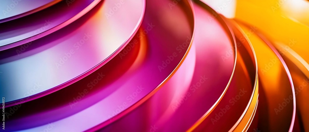 Poster abstract vibrant gradient layers create a mesmerizing and dynamic backdrop