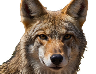 Obraz premium wolf head isolated on white