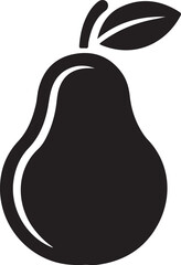 ruit berry food black silhouette icon vector 