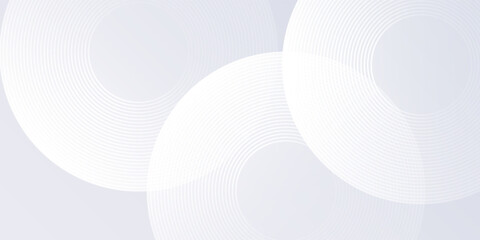 Abstract lines grey background with dynamic circle lines simple