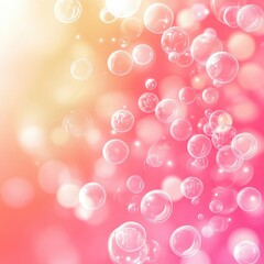 Abstract bubble background, soft pastel colors