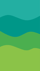 Green Gradient Layered Abstract Background