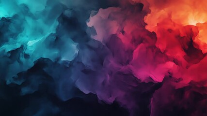 Abstract paint-like texture with vibrant colors