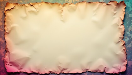 a sign in a room with visible distressed paper texture, suggesting it has been used or handled a lot