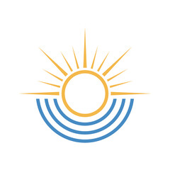 Solar energy logo design