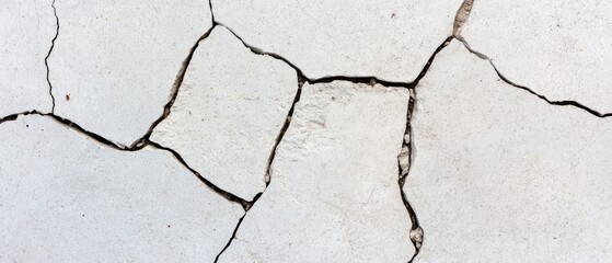 Obraz premium Dry cracked earth