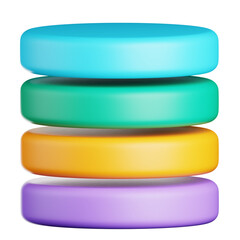 Circle Infographic 3D Icon