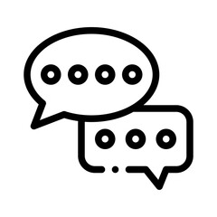 contact chat line icon