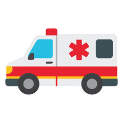 Ambulance medical equipment, Healthcare tools illustration, hospital design sublimation
