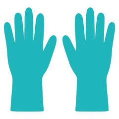 Obraz premium Gloves medical equipment, Healthcare tools illustration, hospital design sublimation 