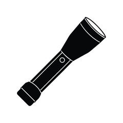 Silhouette of a Flashlight