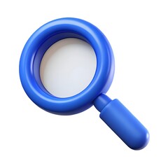 3D icon reasltic and high quality asset magnifying glass icon