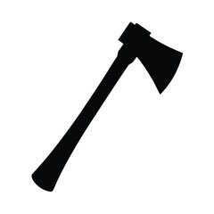 Silhouette of a Hatchet