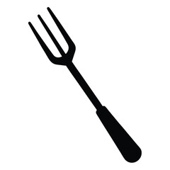 Silhouette of a Garden fork