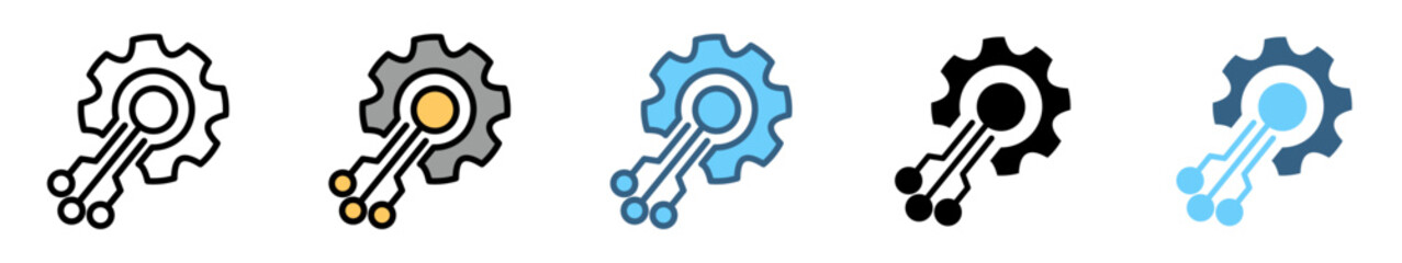 AUGMENTED REALITY icon with multiple style