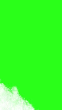 Abstract brush strokes animation transition loop with 4K alpha channel on green screen background