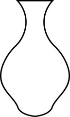 Ancient ceramic vessel icon, ancient amphora and cosmic element for artistic inspiration showcasing intricate craftsmanship and historical significance for educational use, on transparent background