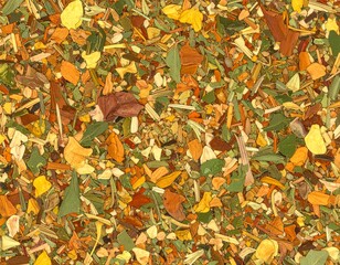 Abstract wallpaper illustration of Bio organic dried spice mix