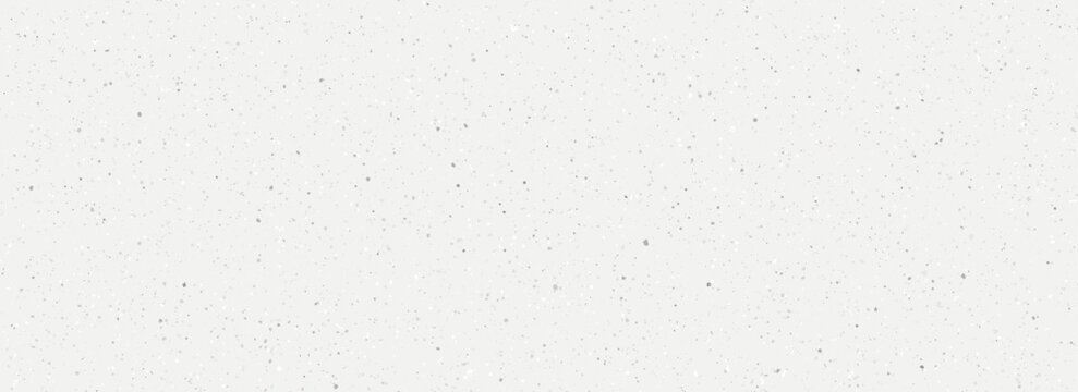 Light grey stone texture background. Noise concrete or cement overlay. White gray grunge speckles and particles pattern. Vector scattered specks plaster backdrop for poster, brochure, wallpaper