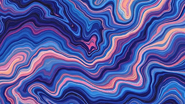 ethereal liquid marble effects, vibrant cosmic colors, hypnotic swirling gradients, organic ebru patterns, flowing waves with depth, psychedelic aesthetics, dynamic animations