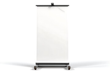 A Versatile and Portable Roll-Up Banner Stand for Advertising