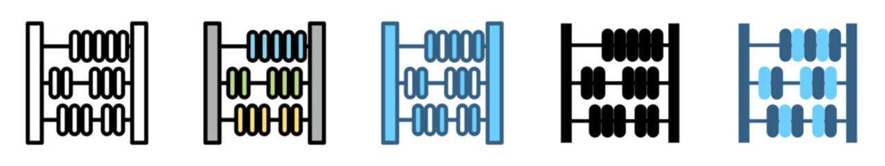 MATHEMATICS icon with multiple style