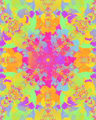 Seamless abstract rainbow  color gradation textured illustration for wallpaper background