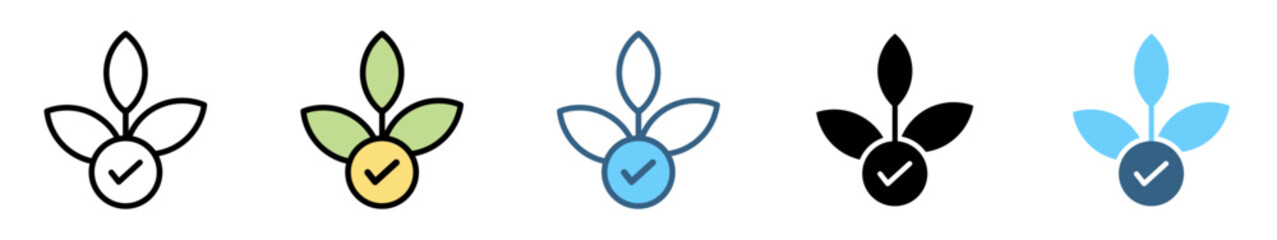 PERMACULTURE icon with multiple style