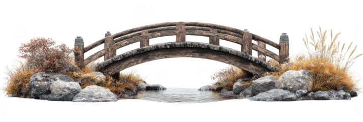 Serene wooden bridge over calm waters nature scene tranquil environment close-up viewpoint concept of peacefulness