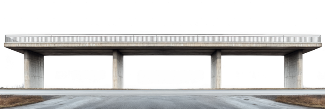 Concrete overpass structure urban area architectural photography minimalist environment low angle view industrial concept for modern design