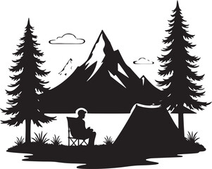 Camping SVG &ndash; Tent and Nature Silhouette for Outdoor Projects

Forest Adventure Clipart &ndash; Perfect for Hiking & Travel Designs

Campfire Vector &ndash; Outdoor Night Scene for DIY Crafts

Backpacking SVG &ndash; E