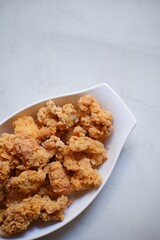 bowl of fried chicken 