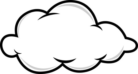 Cartoon Comic Cloud Illustration