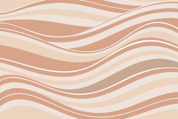 Seamless minimalist line art background vector illustration. Simple abstract continuous linear pattern for wallpaper, fabric