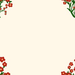 Seamless watercolour and unique floral pattern background for covers, notes, Soft backgrounds colour. Watercolour art work. Flower stalk. Colourful flower.