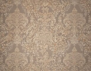 Elegant, repeating damask pattern in subtle tones , background texture, decoration