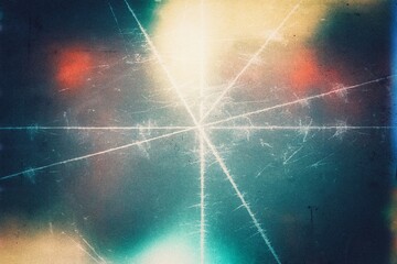 Retro distressed film grain texture with heavy noise, light leaks photo overlay effect background, grunge dirty scratched film texture, photo film overlay background