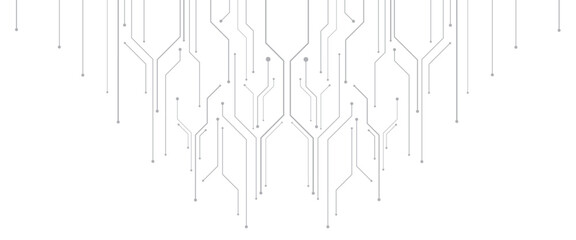 Vector abstract digital technology with line digital technological for web banner background
