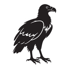 Fototapeta premium A striking image capturing the bold silhouette of an eagle