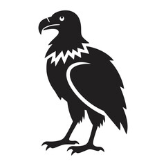 A striking image capturing the bold silhouette of an eagle