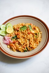 Aceh stir fry noodles in a plate