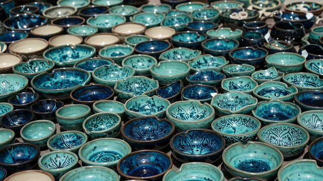 Variety of small, decorative ceramic bowls