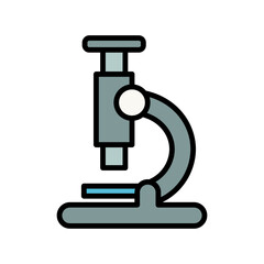 Microscope, Hospital and medical care icon