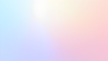 A soft pastel gradient background with blended hues of peach blue and lavender creating a dreamy effect