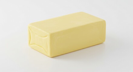 輝くバター塊 滑らか質感 上品な光沢. AI Generated