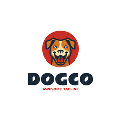 Dogco Mascot Logo Design Template