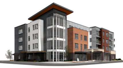 Municipal housing initiative with specialized units designed for widowed families in transition, featuring architectural specifications for multi-generational living 